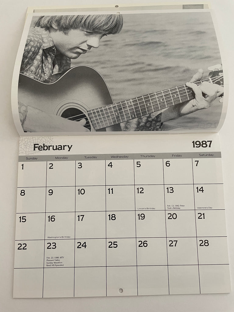 The Monkees Calendar 1987 Last Gasp