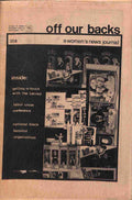 off our backs Vol. 4 #2 (Volume IV, Number 2) 1974