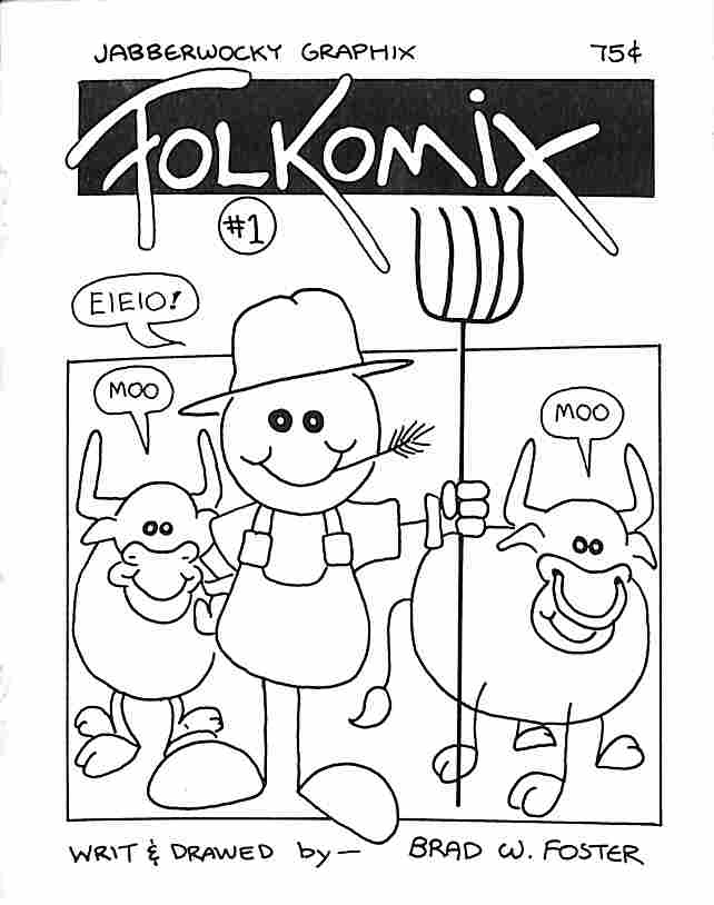 Jabberwocky Graphix Bundle - includes Book of Man, Folkomix, Diaries of Nola, Foster History of Unknown Comics