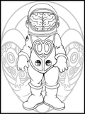 Ron English's Area 54 Alien Coloring Book