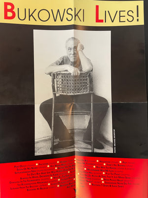 Bukowski Lives! Charles Bukowski Poster