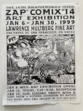 Zap Comix #14 Art Exhibition Flyers
