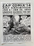 Zap Comix #14 Art Exhibition Flyers