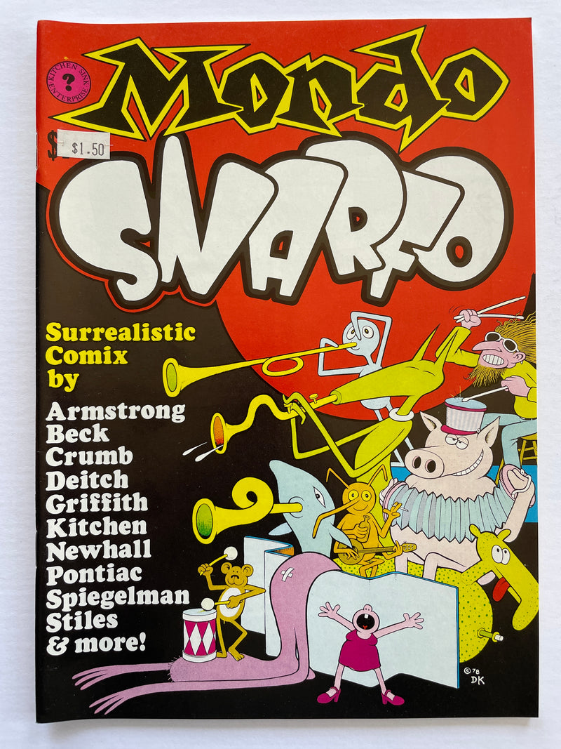 Mondo Snarfo (1978) Kitchen Sink Underground Comic