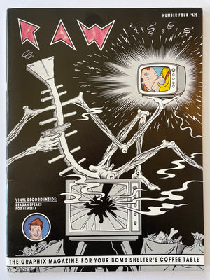 RAW Magazine No. 4 with Reagan Flexi-Disc