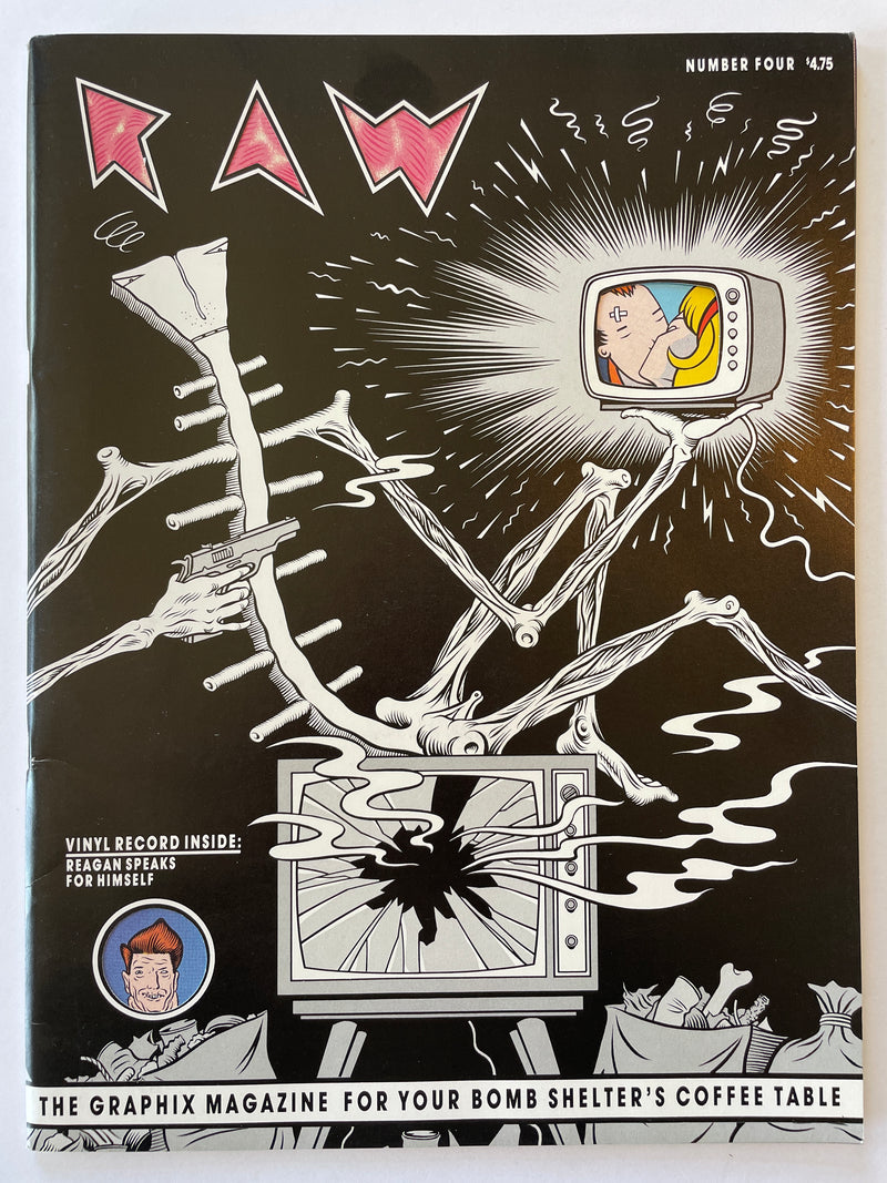 RAW Magazine No. 4 with Reagan Flexi-Disc