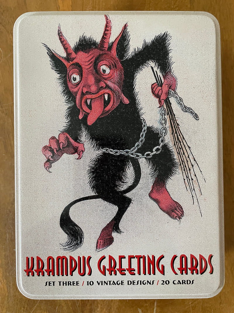 Krampus Greeting Cards in Collectible Tin - No. 3