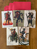 Krampus Greeting Cards in Collectible Tin - No. 3