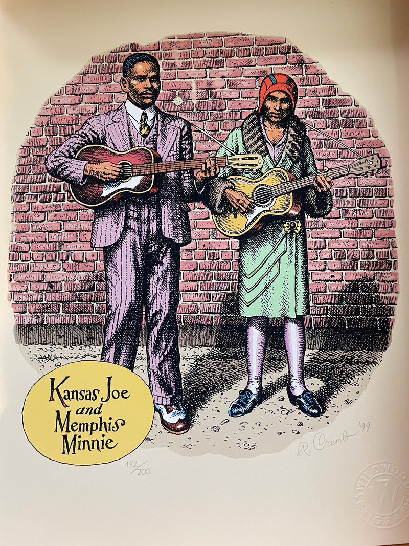 Beloved Music Makers of Days Gone By - Set of 3 Portraits by Robert Crumb