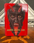 PRE-ORDER Krampus Greeting Cards in Collectible Tin