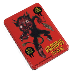 Krampus Sticker Collection in Collectible Tin