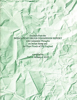 Excerpts From Indian Hemp Commission Report